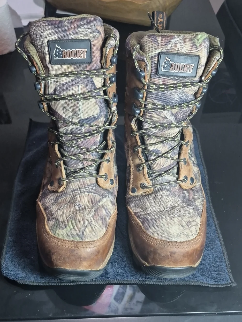 Rocky Men's Brown Camouflage Hunting Boots
